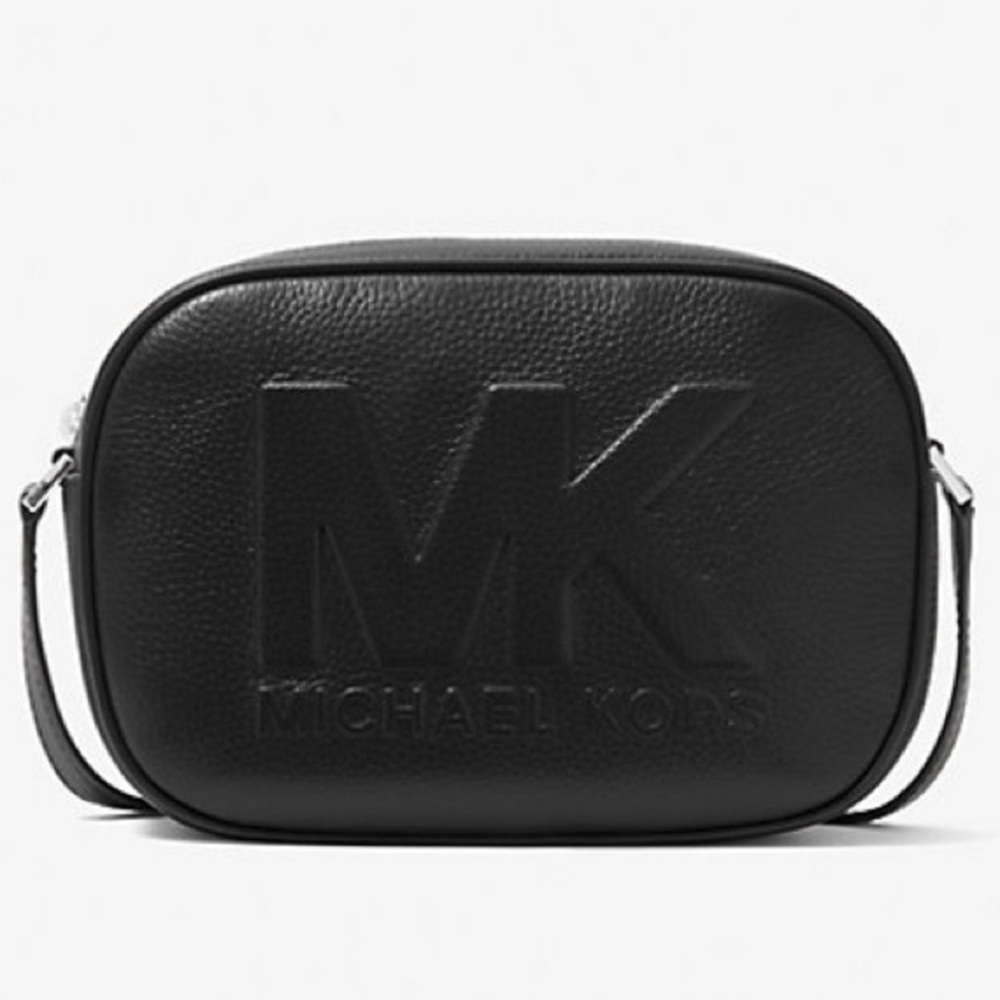 Michael Kors Black Embossed Crossbody